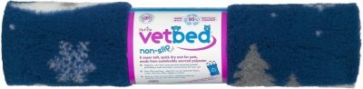 Vetbed protiskluz / Drybed Zimní modrá DELUXE 100 x 75 cm, vlas 30 mm