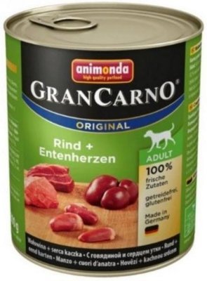 Animonda GranCarno Adult hovězí+kachní srdce 800g