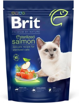 Brit Premium by Nature Cat Sterilized Salmon 800 g