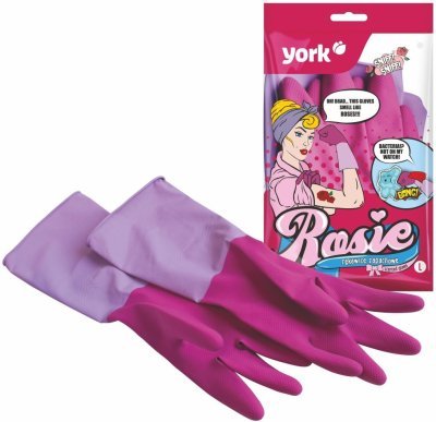 YORK gumové rukavice vonné Rosie L
