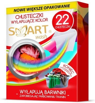 Smart color prací ubrousky proti zabarvení barevného prádla 22 ks