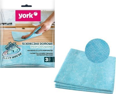YORK utěrka perforovaná 34x35 cm 3 ks