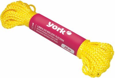 YORK šňůra na prádlo pletená 20 m