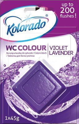 Kolorado WC Colour toilet block, lavender 1 pcs