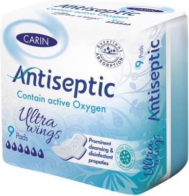 Carin ultra wings 9 ks Antiseptic