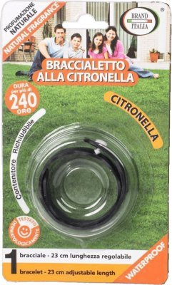 Brand Italia náramek 23 cm proti komárům s citronelou a levandulí
