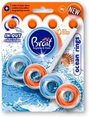 Brait kostka do WC RINGO s vůní oceanu 40 g