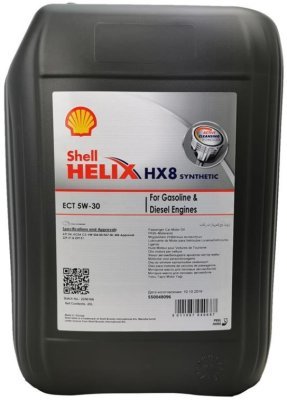 Motorový olej Shell Helix HX8 ECT 5W-30, 20L