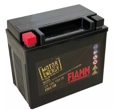 Motobaterie Fiamm Motorenergy AGM 12V, 10Ah, FTX12-12B