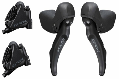 Řazení SHIMANO GRX 600 dual control 2x11 speed, třmeny RX400 (pár) J-kit, MNT 20mm