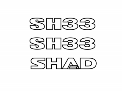 Samolepky SHAD D1B332ETR pro SH33
