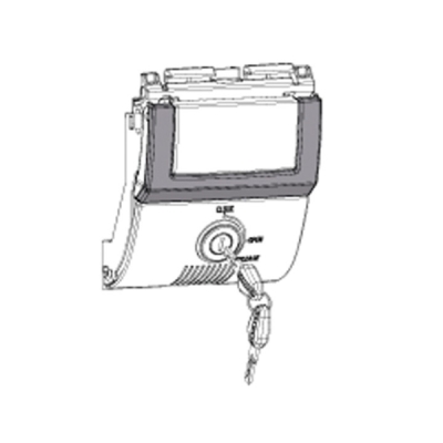 Locking system PREMIUM SHAD D1B482PMAR nový titan pro SH48 se zámkem PREMIUM SMART