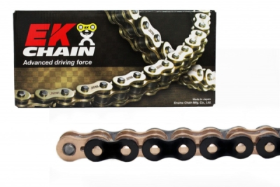 QX-kroužkový řetěz OEM kvality EK 530 MVXZ2 112 L Zlatá/Zlatá, NOVÁ GENERACE 2015