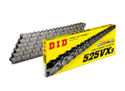 VX série X-Kroužkový řetěz D.I.D Chain 103023112 525VX3 112 L