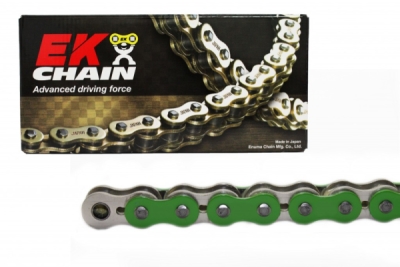 Motokrosový řetěz EK 1003046120GR 520 MRD6 120 L zelená