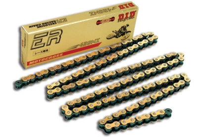 Zesílený netěsněný řetěz D.I.D Chain 103012134 428NZ SDH 134 L Zlatá/Černá