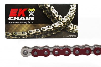 QX-kroužkový řetěz EK EK520SRX2120LMC 520 SRX2 120 L Metalická červená (100701A120AR)