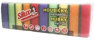 Silux household houbička na nádobí, 10ks
