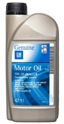 Motorový olej GM DEXOS 2 5W-30, 1L