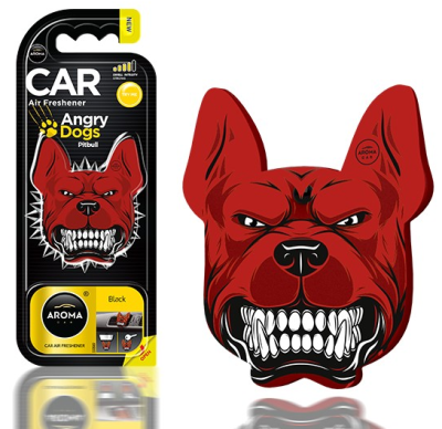 Vůně do auta AROMA CAR - ANGRY DOG BLACK