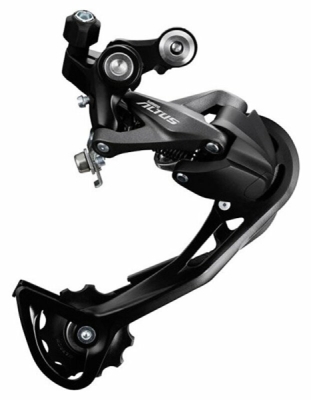 Měnič SHIMANO Altus RD-M2000 Shadow typ, 9 speed, černý
