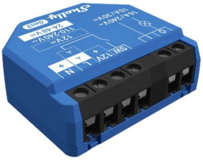 Shelly 1 Gen3 - spínací modul 1x 16A (WiFi, Bluetooth)