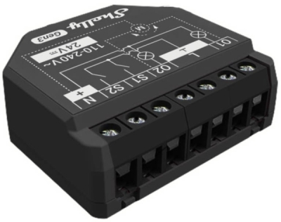 Shelly 2PM Gen3 - spínací modul s měřením spotřeby 2x 10A, WiFi, Bluetooth