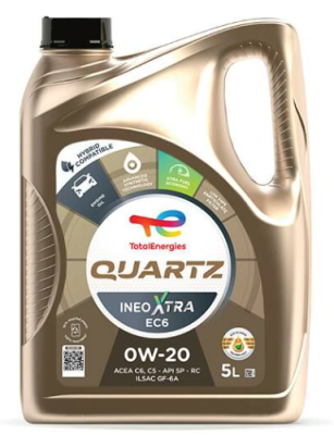 Olej motorový Total 0W-20 Quartz INEO Xtra EC6, 5L