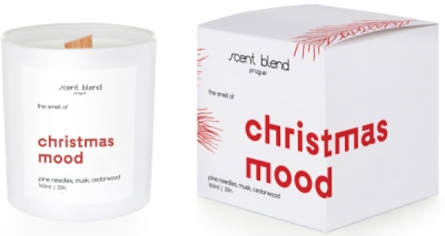 Scent Blend svíčka Christmas white mood