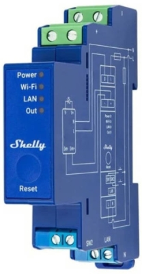 Shelly Pro Dimmer 0/1-10V PM - stmívací modul (LAN, WiFi, Bluetooth)