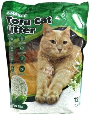 Smarty Tofu Cat Litter Green Tea podestýlka 12 l (3 ks)