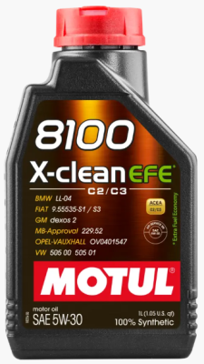 Motorový olej Motul 8100 X-CLEAN EFE 5W-30, 1L
