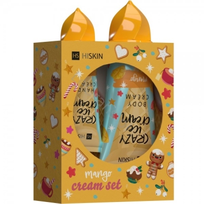 HISKIN set Mango krém na ruce a tělový krém
