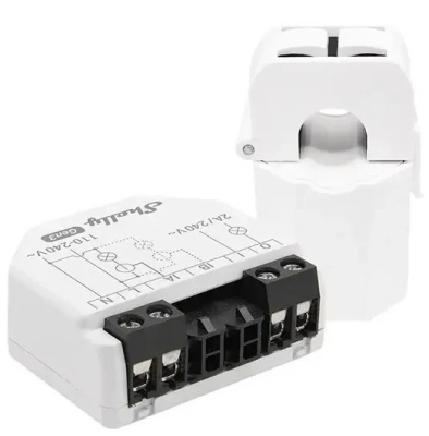 Shelly EM Gen3 + 1x 50A svorka - měření spotřeby až s 2 svorkami, výstup 1x2A (WiFi, Bluetooth)