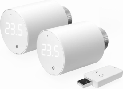 Shelly BLU TRV 2-Pack + BLU Gateway Gen3 - 2ks termostatická radiátorová hlavice s 1ks bránou (Bluetooth)
