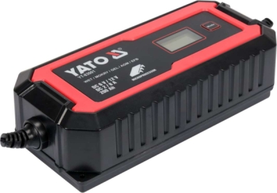 Nabíječka s LCD displejem 6V / 2A, 12V / 8A Yato YT-83001