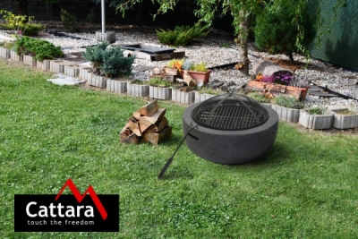 Ohniště LA PALMA šedé MgO Cattara 13013