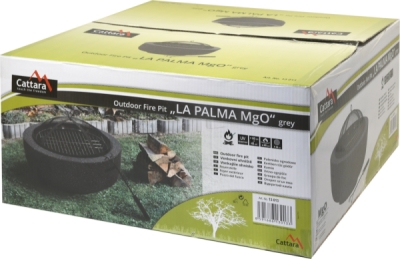 Ohniště LA PALMA šedé MgO Cattara 13013