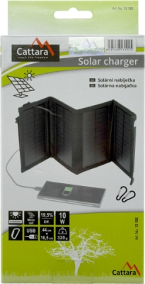 Solární nabíječka 10W rozkládací Cattara 13192