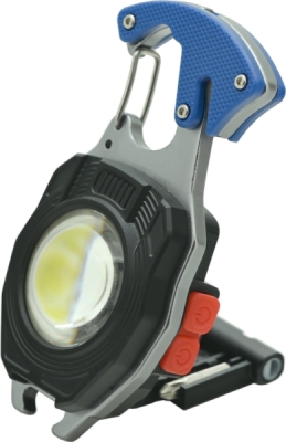 Svítilna COB 740lm se zapalovačem a řezačem pásů Compass 08327