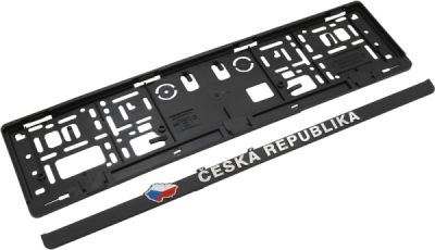 Podložka pod SPZ Compass 3D ČR VLAJKA