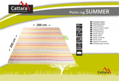 Pikniková deka SUMMER 200x200cm Cattara 13576