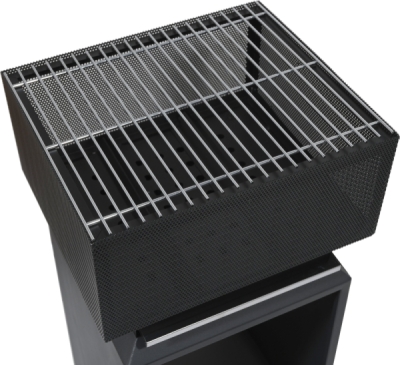Ohniště CUBE s mřížkou 74cm Cattara 13007