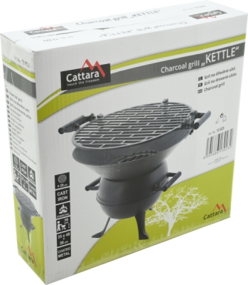 Gril na dřevěné uhlí litinový Cattara KETTLE 35cm