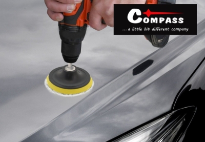 Compass leštící kotouče sada 3ks s unašečem 12cm