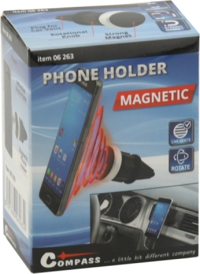 Držák telefonu magnetický do mřížky Compass ROUND