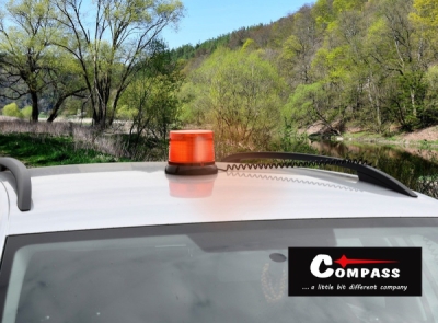 Maják 40LED 12V Compass oranžový