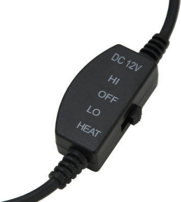 Compass potah sedadla vyhřívaný s termostatem 12V BLACK MAGIC