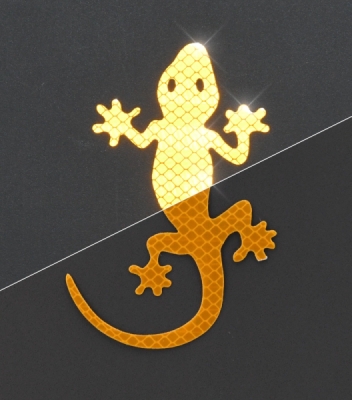 Compass dekor samolepící GECKO žlutý