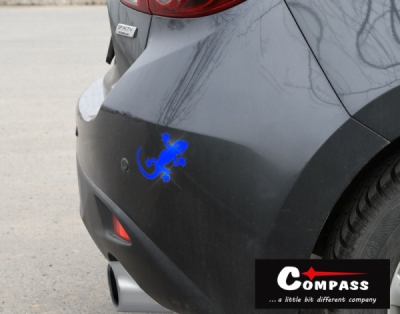 Compass dekor samolepící GECKO modrý
